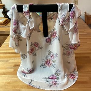 Haute Monde cold shoulder blouse